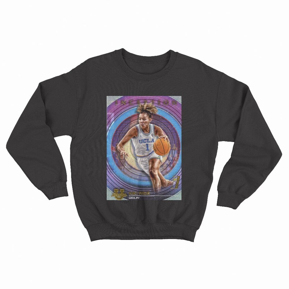 Bowman University Inception KiKi Rice RC UCLA Basketball Black Sweatshirt